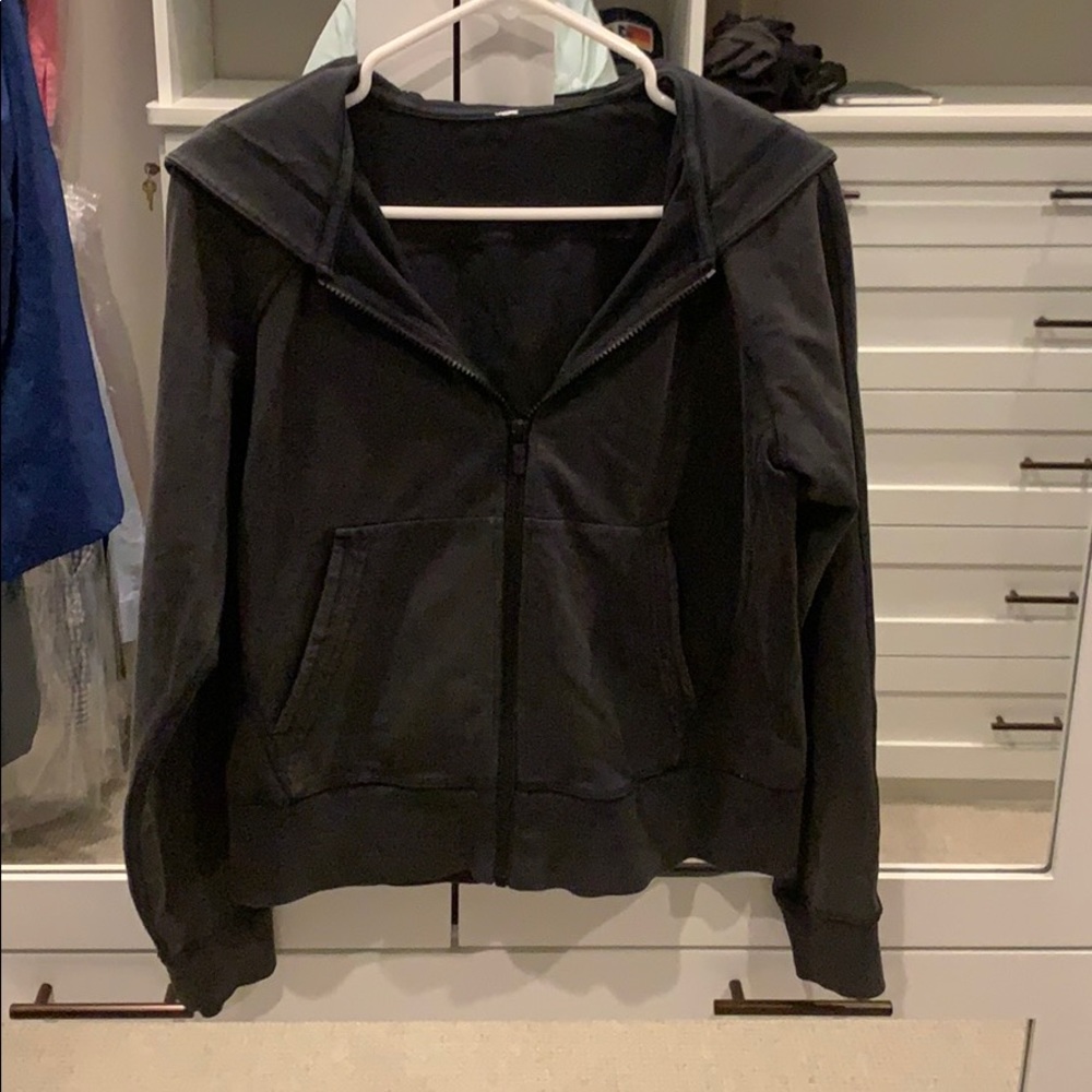 LuluLemon Black Sweatshirt hoodie Zip